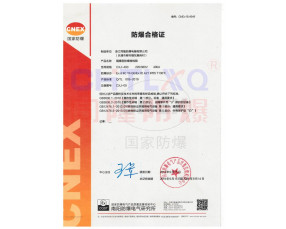 隔爆型防爆接線箱防爆合格證